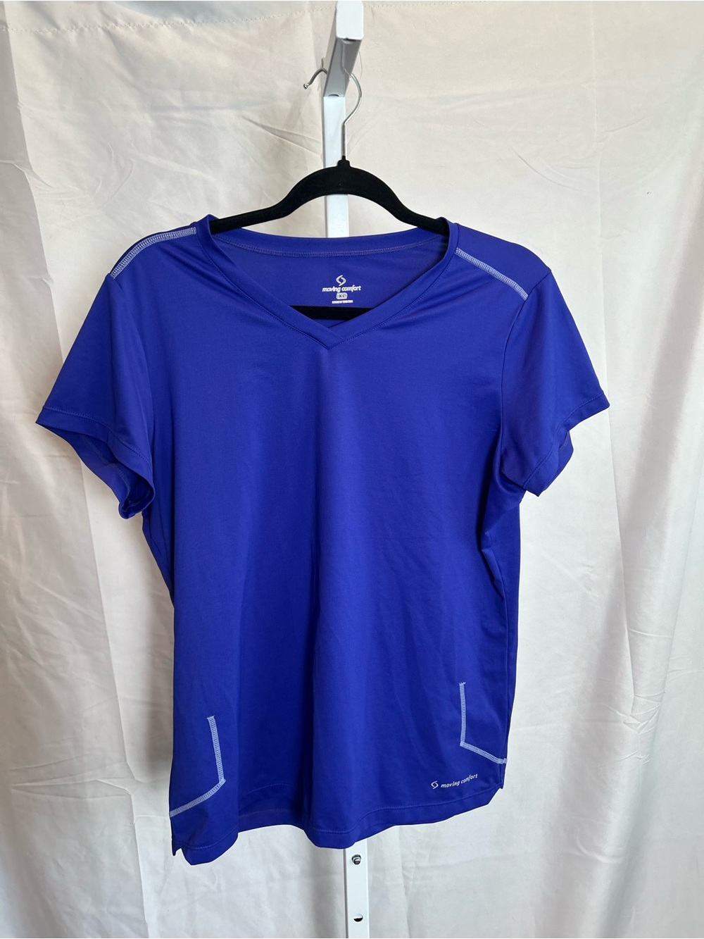 Moving Comfort Royal Blue Performance Tee - V-Neck